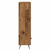 vidaXL Highboard so z&aacute;suvkou Star&eacute; drevo 69,5 x 31 x 115 cm