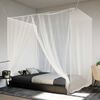 vidaXL Z&aacute;vesn&aacute; Moskyti&eacute;ra 156 sieťka biela 220x200x210 cm