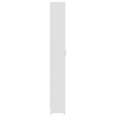 vidaXL Šatník do chodby, biely 55x25x189 cm, kompozitné drevo