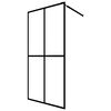 vidaXL Sprchov&aacute; z&aacute;stena walk-in, matn&eacute; tvrden&eacute; sklo 140x195 cm