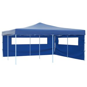 vidaXL Skladac&iacute; alt&aacute;nok s 2 stenami 5x5 m, modr&yacute;
