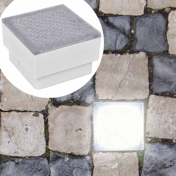 Podlahov&eacute; LED svetl&aacute; 100 x 100 x 68 mm 2 ks