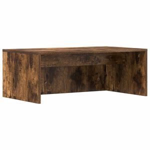 vidaXL N&aacute;stenn&yacute; st&ocirc;l Dymov&aacute; dub Kompozitn&eacute; drevo 80 x 45 x 30 cm