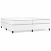vidaXL Posteľn&yacute; r&aacute;m s boxspringom biely 200x200 cm umel&aacute; koža