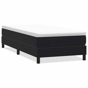 vidaXL Box Spring Posteľ bez matraca Čierna 80x210 cm Zamat