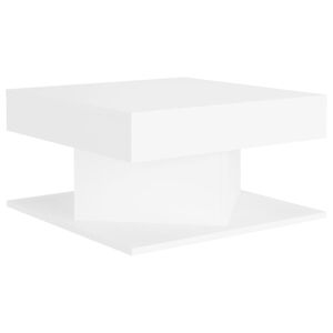 vidaXL Konferenčn&yacute; stol&iacute;k, biely 57x57x30 cm, kompozitn&eacute; drevo