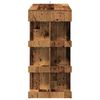 vidaXL Barový stôl s úložným stojanom Old Wood 100x48x101,5 cm