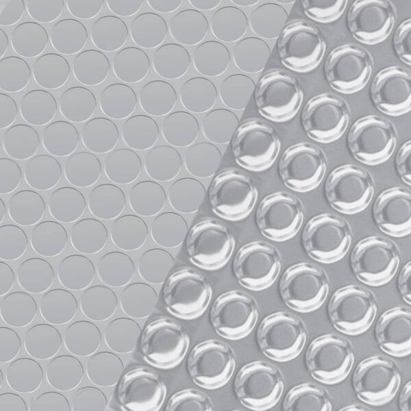 vidaXL Bazénová plachta strieborná 600x300 cm PE