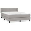 vidaXL Boxspring posteľ s matracom bledosiv&aacute; 140x200 cm l&aacute;tka