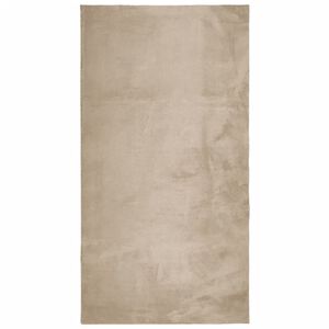 vidaXL Koberec HUARTE s kr&aacute;tkym vlakom um&yacute;vateľn&yacute; pieskov&yacute; 60x110 cm