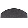 vidaXL Schodov&eacute; rohože 15 ks 65x24x4 cm antracitov&eacute;, polkruhov&eacute;, veľk&eacute;