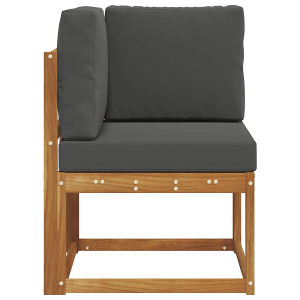 vidaXL Z&aacute;hradn&aacute; rohov&aacute; sedacia s&uacute;prava Pevn&eacute; ak&aacute;ciov&eacute; drevo