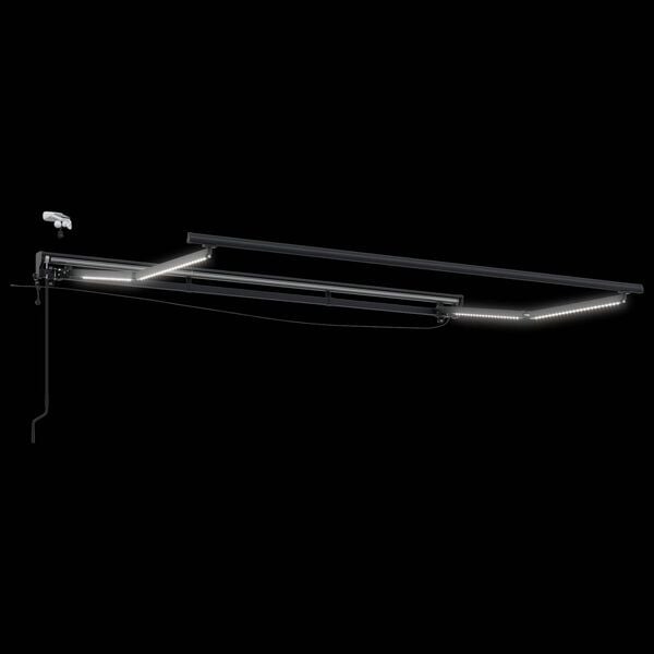 vidaXL Elektrick&aacute; Retrakovateľn&aacute; Mark&iacute;za V&iacute;novo červen&aacute; 3 x 2 m