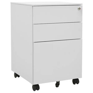 vidaXL Mobiln&aacute; kartot&eacute;ka bledosiv&aacute; 39x45x60 cm oceľ