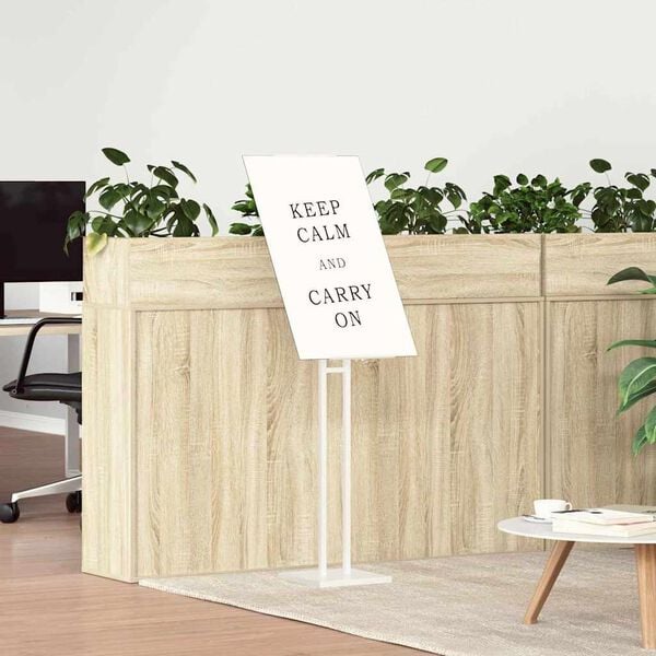 vidaXL St&aacute;nky na v&yacute;stavy 2 pcs Biely 26,5 x 26,5 x 150 cm Oceľ