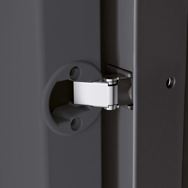 Keter Nízka skladovacia skrinka Garage XL čierno-strieborná 99 cm