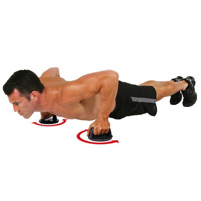 Iron Gym Otočné push-up držiaky 2 ks čierne IRG043