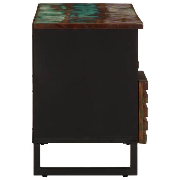 vidaXL TV skrinka 100x34x46 cm, ak&aacute;ciov&yacute; mas&iacute;v