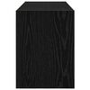 vidaXL Regál na topánky stohovateľné čierny dub 89,5x30x40 cm