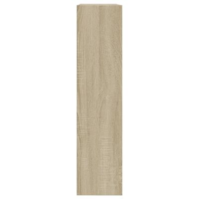 vidaXL Botník dub sonoma 80x21x87,5 cm kompozitné drevo