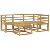 vidaXL Z&aacute;hradn&aacute; s&uacute;prava gaučov 5 pcs Biela 59 x 59 x 37 cm