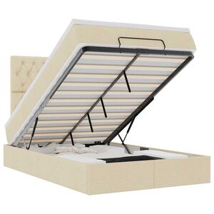 vidaXL Osmansk&aacute; posteľ s kr&eacute;mov&yacute;m matracom 120x190 cm L&aacute;tka