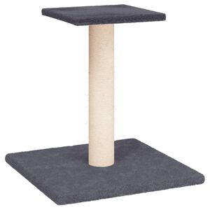 vidaXL &Scaron;krabadlo pre mačky s plo&scaron;inami tmavosiv&eacute; 38 cm