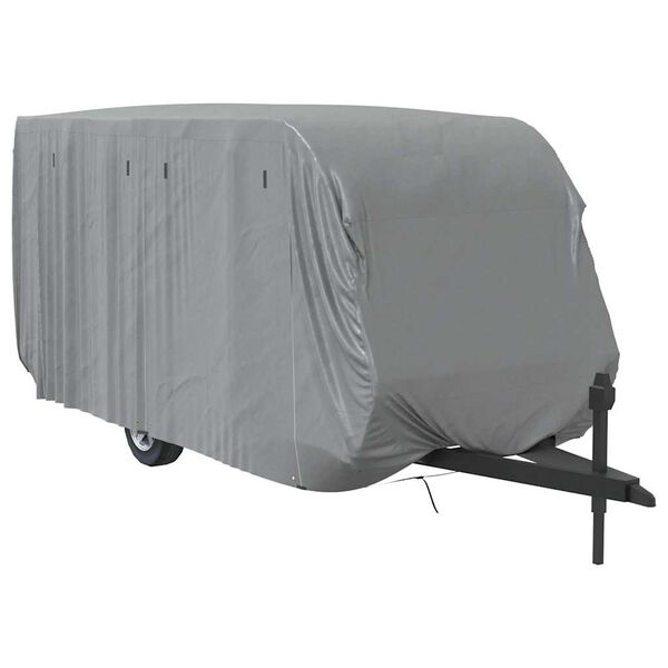 vidaXL Poťah na karavan siv&yacute; 550x250x220 cm netkan&aacute; text&iacute;lia