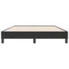 vidaXL R&aacute;m postele bez matraca Čierna 140x220 cm Zamat