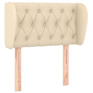 vidaXL Čelo postele so z&aacute;hybmi kr&eacute;mov&yacute; 83x23x78/88 cm l&aacute;tka