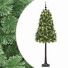 vidaXL Umel&yacute; kĺbov&yacute; vianočn&yacute; stromček s vianočn&yacute;mi guľami 120 cm
