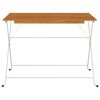 vidaXL Skladací bistro stolík 100x54x71 cm akáciový masív a oceľ