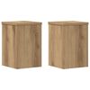 vidaXL Stojany na rastliny 2 ks dub artisan 20x20x30 cm kompoz. drevo