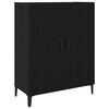 vidaXL Highboard Čierny dub 69,5 x 32,5 x 180 cm Kompozitn&eacute; drevo