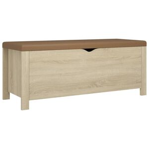 vidaXL &Uacute;ložn&yacute; box s vank&uacute;&scaron;om dub sonoma 105x40x45 cm kompozitn&eacute; drevo