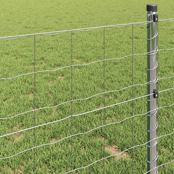 vidaXL Euro plot Strieborná 1.6 x 10 m