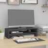 vidaXL Stojan na monitor siv&yacute; (52-101)x22x14 cm mas&iacute;vna borovica