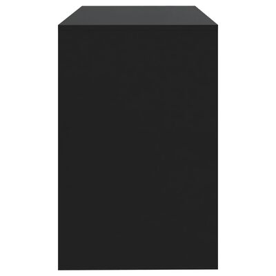 vidaXL Stôl čierny 101x50x76,5 cm drevotrieska