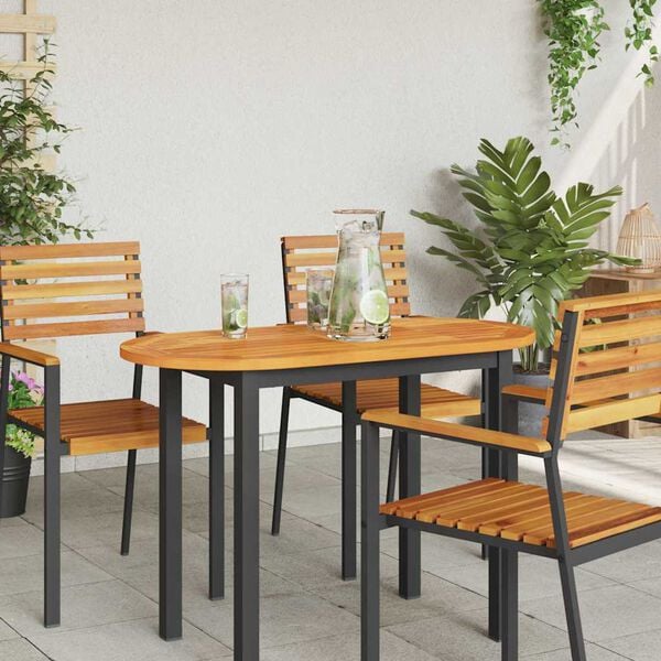 vidaXL Vrchn&aacute; doska Hned&aacute; 100 x 50 x 2 cm Pevn&eacute; ak&aacute;ciov&eacute; drevo