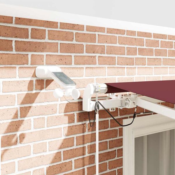 vidaXL Automaticky zaťahovacia mark&iacute;za s LED v&iacute;nov&aacute; 300x250 cm