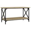 vidaXL Konferenčn&yacute; stol&iacute;k dub sonoma 80x45x45 cm spracovan&eacute; drevo