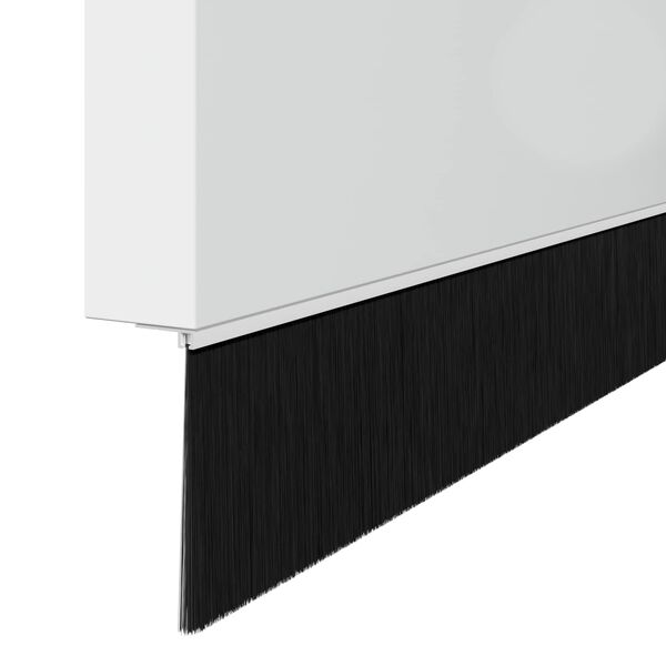 vidaXL Kefkov&eacute; tesnenia na dvere s mont&aacute;žou na skrutky 2 pcs Biela