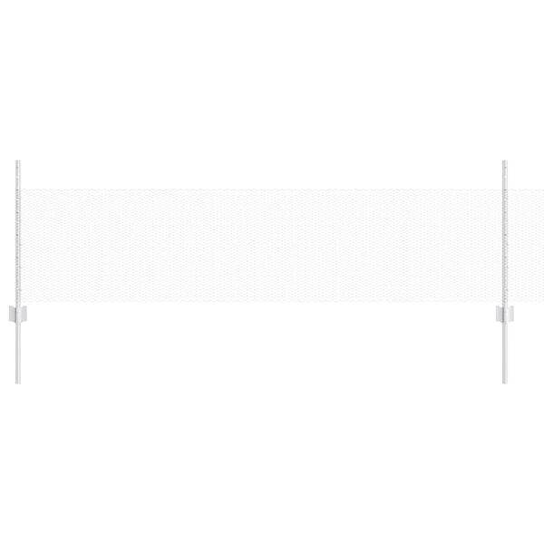 vidaXL Plot s podperou Strieborn&aacute; 0,5 x 100 m Oceľ