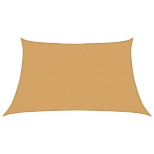 vidaXL Slnečn&aacute; plachta 160 g/m&sup2; lichobežn&iacute;kov&yacute; piesok 3/4x2 m HDPE