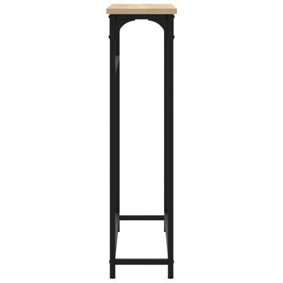 vidaXL Konzolový stolík dub sonoma 75x19,5x75 cm kompozitné drevo