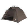 vidaXL Kempingový stan pre 4 osoby hnedý rýchloupínací