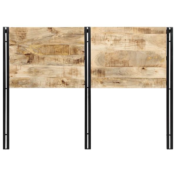 Čelo vidaXL 140 cm z mas&iacute;vneho dreva mango a železo