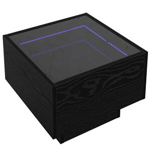 vidaXL Konferenčn&yacute; stol&iacute;k Čierny dub 40 x 40 x 30 cm