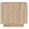 vidaXL Konferenčn&yacute; stol&iacute;k biely dub sonoma 51x50x45cm spracovan&eacute; drevo