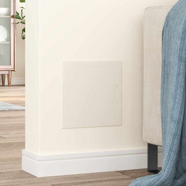 vidaXL Pr&iacute;stupov&eacute; dosky 2 pcs Biela 20 x 20 cm ABS plast